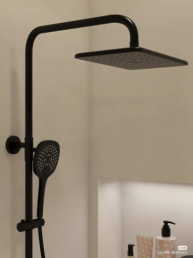 Multifunction shower panel with body jets and rainfall head