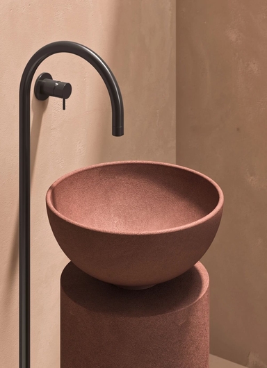 Tempered glass vessel basin for luxury bathroom design