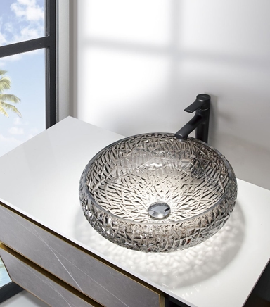 Integrated basin and countertop unit for minimalist bathroom design